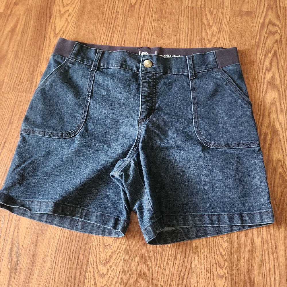Lee Blue Jean Shorts Relaxed Fit